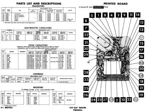 Transistor Six 6TP-314; Toshiba Corporation; (ID = 556409) Radio