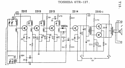 6TR-127; Toshiba Corporation; (ID = 1700715) Radio