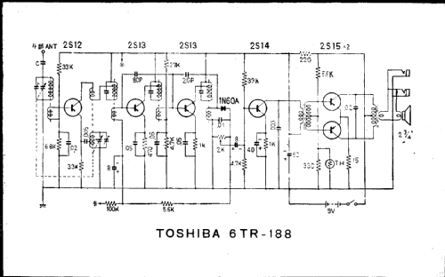 6TR-188; Toshiba Corporation; (ID = 841828) Radio