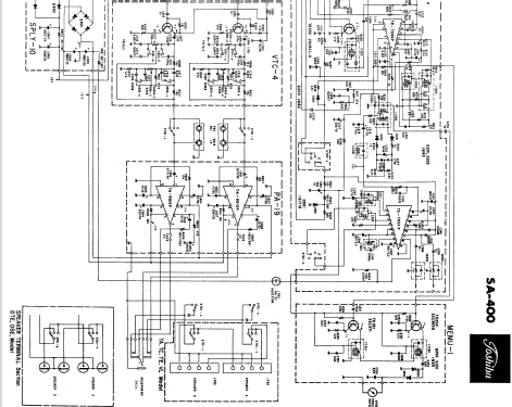 Solid State AM/FM Stereo Receiver SA400; Toshiba Corporation; (ID = 905718) Radio