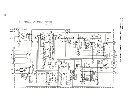 HF SSB Transceiver TS-120S; Kenwood, Trio- (ID = 2543742) Amat TRX