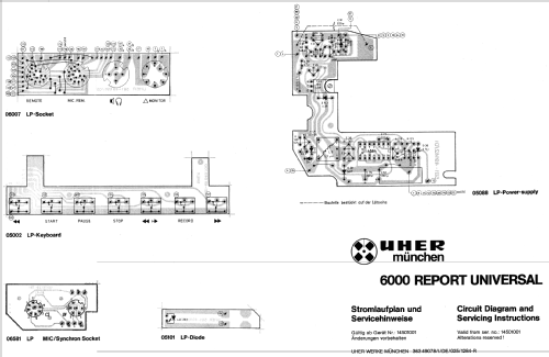 Report Universal 6000; Uher Werke; München (ID = 802007) R-Player