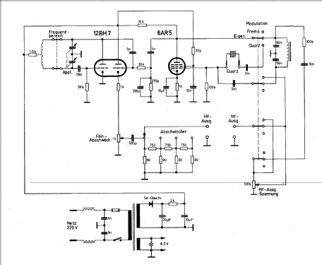 Hochfrequenz-Prüfsender HPG-18; Ultron-Elektronik (ID = 456675) Equipment