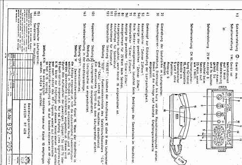 Elna Navcom RT 408 DR; UNBEKANNTE FIRMA D / (ID = 2462921) Commercial TRX