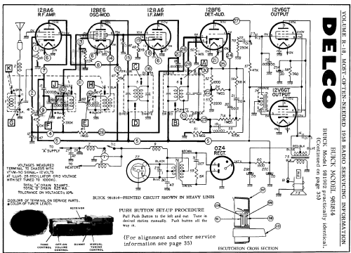 Delco 981902 Buick; United Motors (ID = 137132) Car Radio