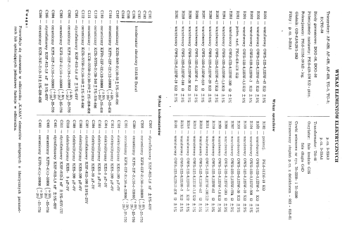 Kama MOT662; Unitra ELTRA; (ID = 1468812) Radio