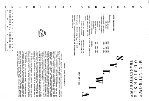 Sylwia MOT-633; Unitra ELTRA; (ID = 1468205) Radio