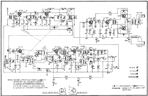 Polaris / Super Polaris AM-FM 28PT-S7; Vanguard; Hospitalet (ID = 284742) Radio