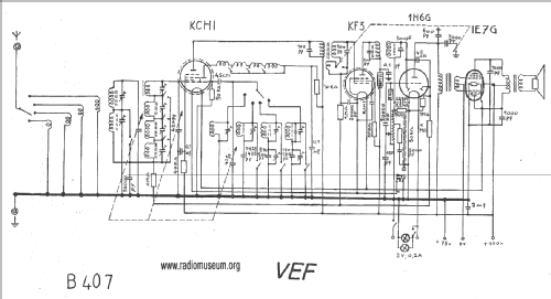 Vefsuper B407; VEF Radio Works (ID = 21028) Radio