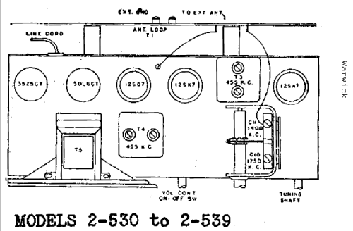 Troubador 2-531 Ch= 2-53; Warwick Mfg. Corp., (ID = 715293) Radio