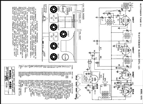 4581 ; Watterson Radio Mfg. (ID = 487716) Radio