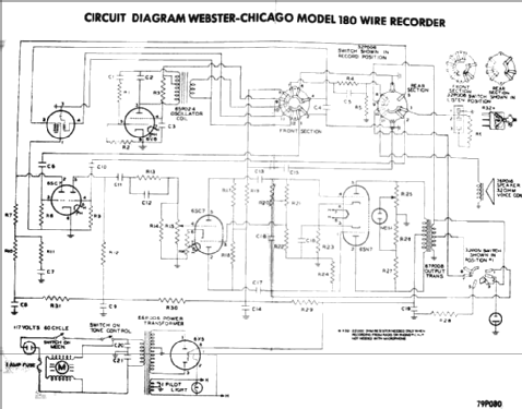 Electronic Memory Wire Recorder 180-1; Webster Co., The, (ID = 2022865) Ton-Bild