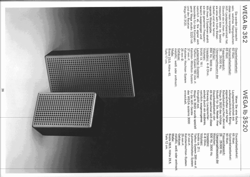 Lautsprecher-Box LB-3520; Wega, (ID = 2084706) Speaker-P