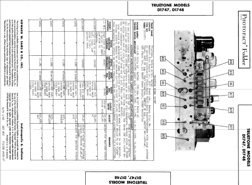 D1748 Truetone ; Western Auto Supply (ID = 574500) Radio