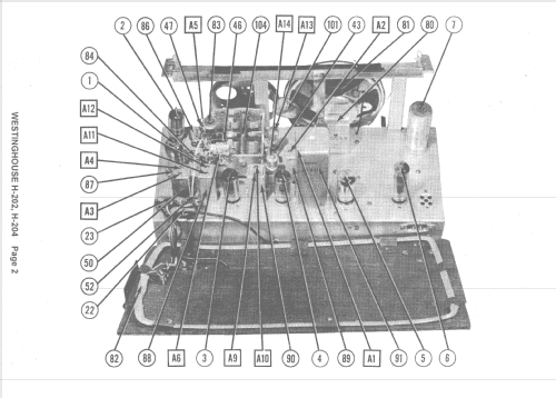 H-204A Ch= V-2128-2; Westinghouse El. & (ID = 1429284) Radio