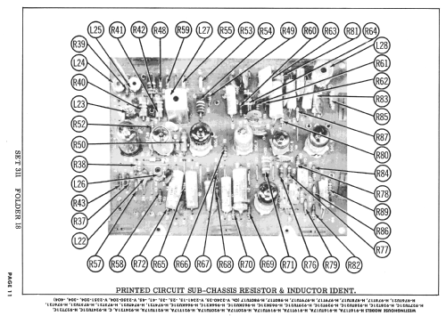 H-975TU21 Ch= V-2351-304; Westinghouse El. & (ID = 2123970) TV Radio