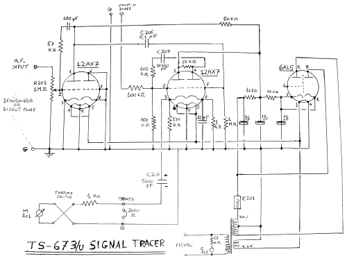Signal Tracer TS-673/U; Weston Electrical (ID = 1313998) Equipment