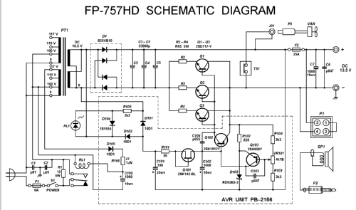 Power Supply FP-757HD; Yaesu-Musen Co. Ltd. (ID = 1349474) Power-S