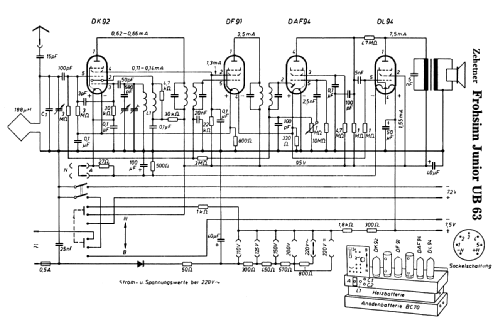 Frohsinn Junior UB63; Zehetner Radiobau- (ID = 280977) Radio