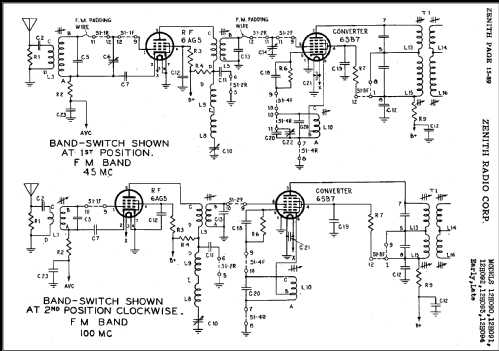 12H092Z Ch=11C21Z; Zenith Radio Corp.; (ID = 492060) Radio