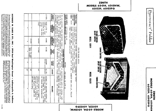 6D014 Consoltone Ch= 6C01; Zenith Radio Corp.; (ID = 489947) Radio