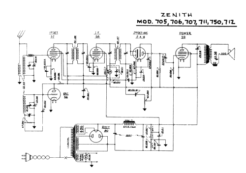 711 Ch= 2052; Zenith Radio Corp.; (ID = 1520092) Radio