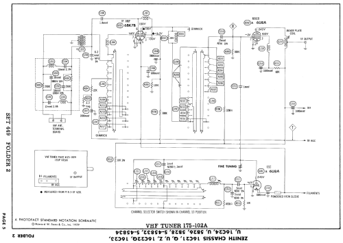 B2245WZ1 Ch= 16C21Z; Zenith Radio Corp.; (ID = 896034) Television