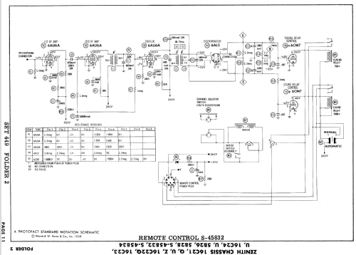 C2221R Ch= 16C21; Zenith Radio Corp.; (ID = 895767) Television