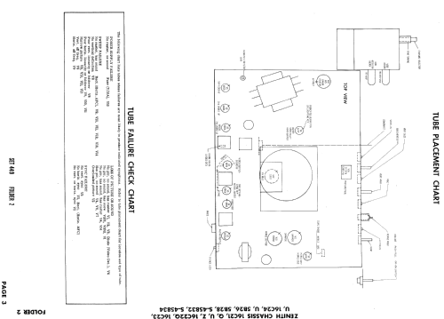 C2223Y Ch= 16C21; Zenith Radio Corp.; (ID = 899810) Television