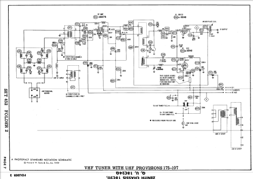 C2330E, R, C2358E, R, W Ch= 18C20; Zenith Radio Corp.; (ID = 618173) Television