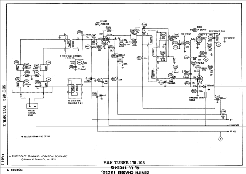 C2359EU, WU, C2360MU, RU Ch= 18C20U; Zenith Radio Corp.; (ID = 618290) Television