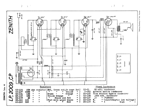 C-10 Ch= 2009-C; Zenith Radio Corp.; (ID = 2727139) Radio