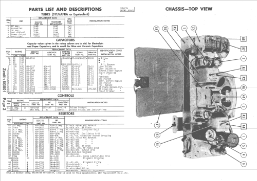 6G801 Universal 'Pop-Open' Ch= 6E40; Zenith Radio Corp.; (ID = 1464366) Radio