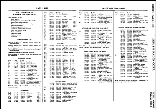 6MH081 Hudson DB46 ; Zenith Radio Corp.; (ID = 492016) Car Radio