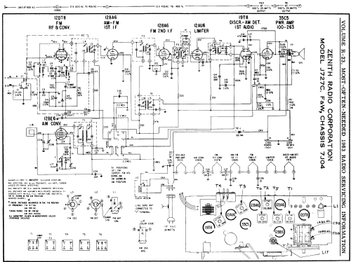 J727W Ch= 7J04; Zenith Radio Corp.; (ID = 155014) Radio