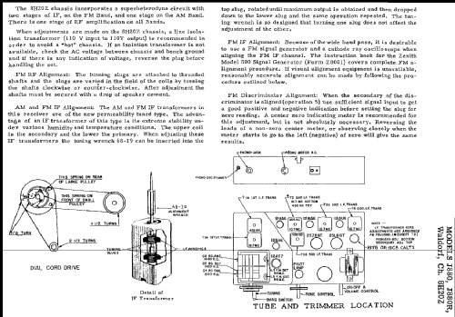 J880 'Waldorf' Ch= 8H20Z, Cobra-Matic; Zenith Radio Corp.; (ID = 219727) Radio