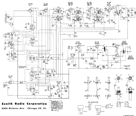 Royal 2000-1 Trans-Symphony Ch= 11ET40Z2; Zenith Radio Corp.; (ID = 2221697) Radio