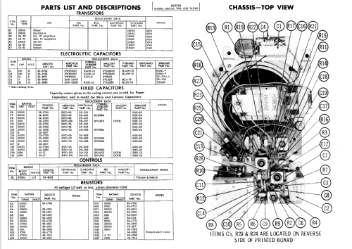 Royal 700L Ch= 7AT43Z3; Zenith Radio Corp.; (ID = 810935) Radio