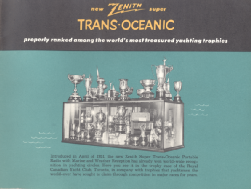 Trans-Oceanic H500 Ch= 5H40 ; Zenith Radio Corp.; (ID = 1714019) Radio