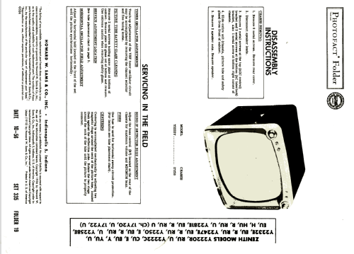 Y2232R Ch= 17Y22; Zenith Radio Corp.; (ID = 1957523) Télévision