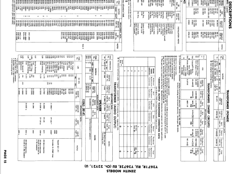 Y2671RU Ch= 22Y21U; Zenith Radio Corp.; (ID = 1880351) Fernseh-E