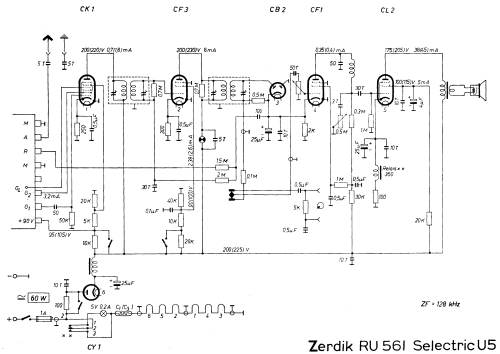 Selectric U5 RU561; Zerdik; Wien (ID = 2030342) Radio