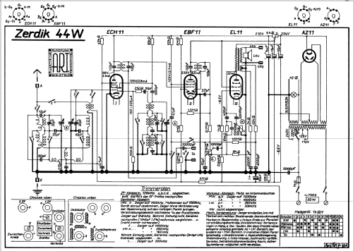 Super 44-W; Zerdik; Wien (ID = 1826671) Radio