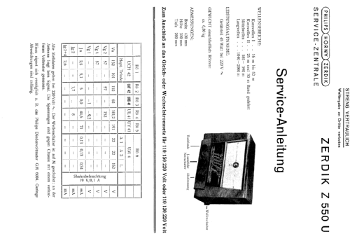 Weltmeister 51 Z550U; Zerdik; Wien (ID = 521905) Radio