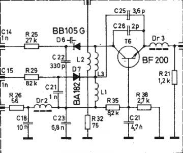 Bf200 Transistor Circuit - Bf200 - Bf200 Transistor Circuit