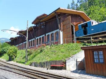 Switzerland: Chemin de fer-musée Blonay-Chamby - Museumsbahn Blonay–Chamby in 1832 Chaulin