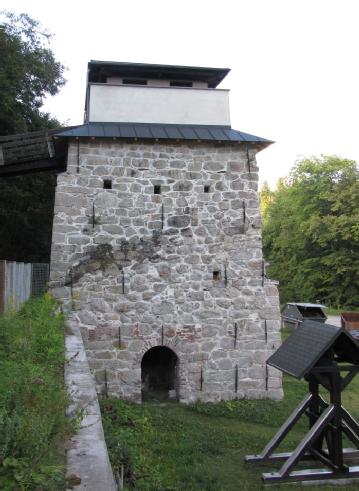 Germany: Hochofen der ehemaligen Glockengießerei Morgenröthe in 08262 Muldenhammer