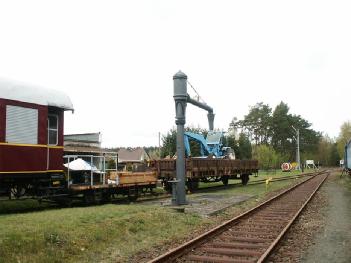 Germany: Museumsbahnhof der Niederlausitzer Museumseisenbahn NLME in 03249 Sonnewalde