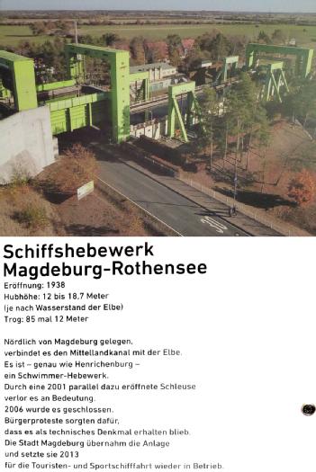 Germany: Schiffshebewerk Magdeburg Rothensee in 39126 Magdeburg