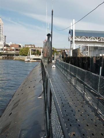 United States of America (USA): Russian Submarine - Seattle Pier 48 in 98104 Seattle